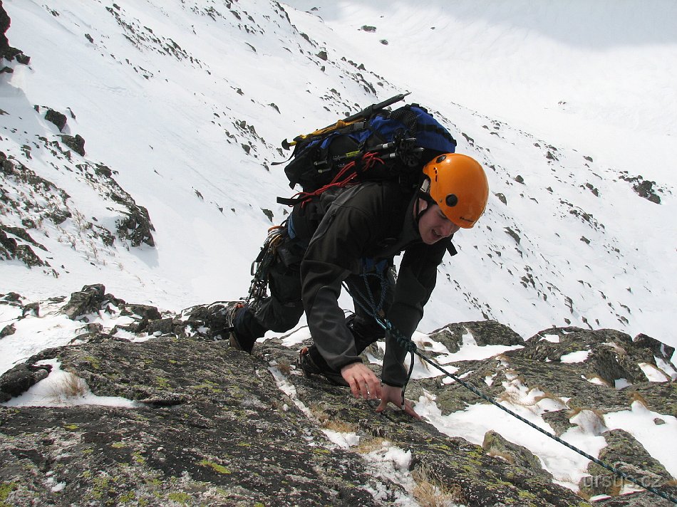 tatry 347.jpg - Každopádně my s Lukášem volíme bezpečnější metody a morál si necháváme raději na někdy jindy ;-)